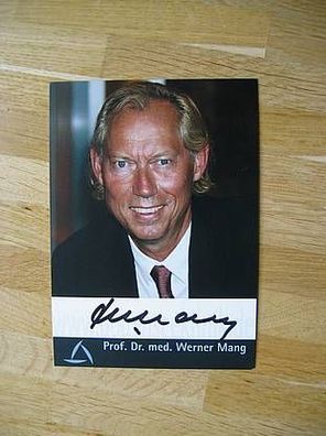 Schönheitschirurg Prof. Dr. Werner Mang - handsigniertes Autogramm!!!