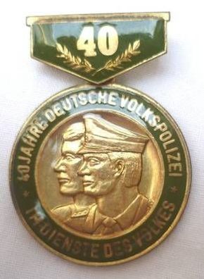 DDR Orden 40 Jahre deutsche Volkspolizei