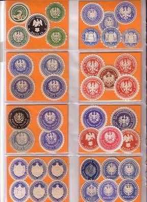 41 Siegelmarken, Vignetten usw. Halle a.d. Saale um 1910 b