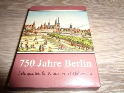 Kartenspiel/ Quartettspiel -750 Jahre Berlin - Lehrquartett