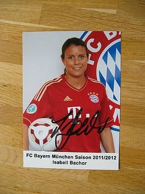 FC Bayern München Saison 11/12 Isabell Bachor Autogramm