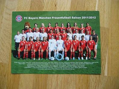 Mannschaftskarte FC Bayern München Saison 11/12