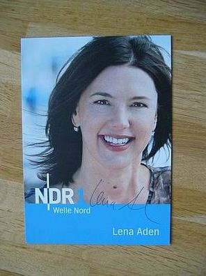 NDR Moderatorin Lena Aden - handsigniertes Autogramm!