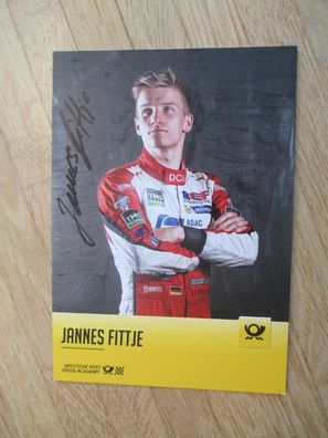 Deutsche Post Speed Academy Rennfahrer Jannes Fittje - handsigniertes Autogramm!!!