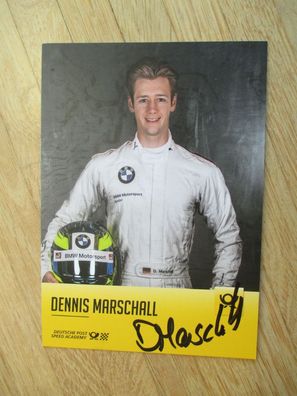Deutsche Post Speed Academy Rennfahrer Dennis Marschall - handsigniertes Autogramm!!!