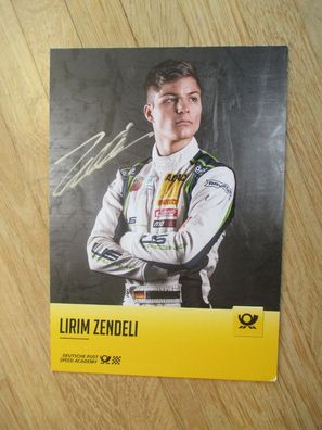 Deutsche Post Speed Academy Rennfahrer Lirim Zendeli - handsigniertes Autogramm!!!