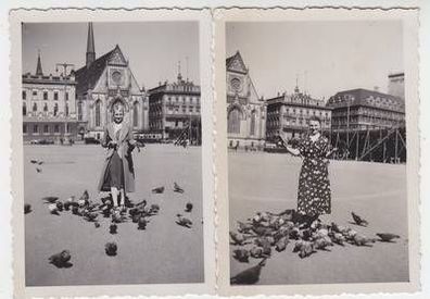 14292/2 Original Fotos Leipzig Paulinerkirche um 1940