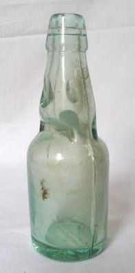 alte Mineralwasserflasche mit Patentverschluß um 1900 (z)