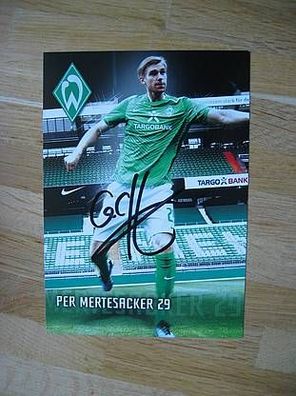 SV Werder Bremen Saison 11/12 Per Mertesacker Autogramm