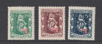 Jugo 1948 539 - 41 ( Zagreb ) xx postfrisch