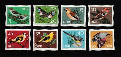 DDR 1973 1834-41 kpl. ( Geschützte Singvögel) xx postfrisch