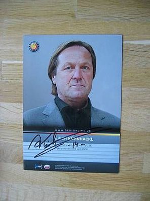 Eishockey Legende Erich Kühnhackl - hands. Autogramm!!!