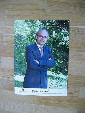 Sachsen-Anhalt Staatssekretär Dr. Jan Hofmann Autogramm