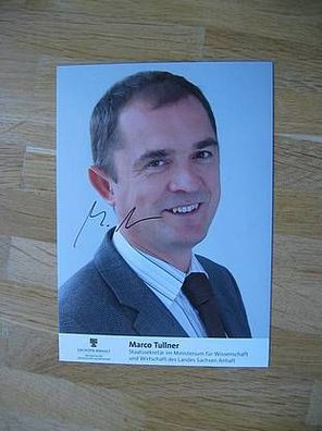 Sachsen-Anhalt Staatssekretär Marco Tullner Autogramm