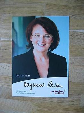 RBB Intendantin Dagmar Reim - hands. Autogramm!