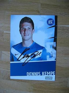 Karlsruher SC Saison 11/12 Dennis Kempe Autogramm