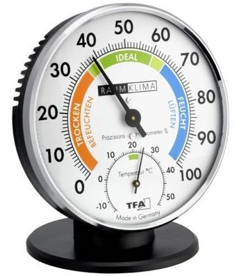 Präzisions-Hygrometer Klima TFA 45.2033 RAUM-Hygrometer Zimmertemperatur
