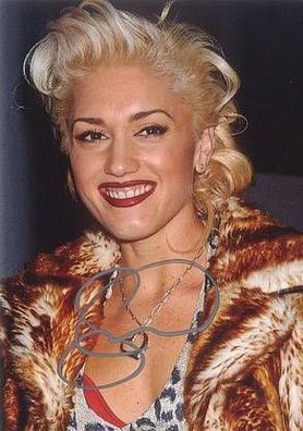 Original Autogramm GWEN Stefani auf HGF