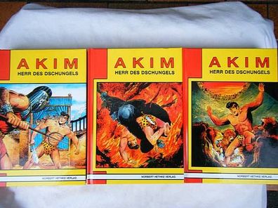 2 Akim-Bücher, Hethke, die Nr. 8 + 9, im Topzust.