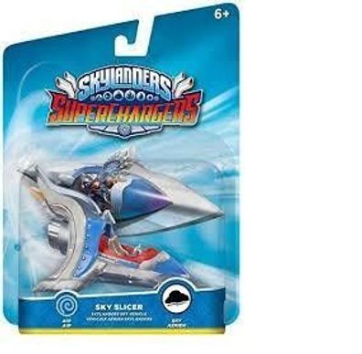 Skylanders Supercharger Sky Slicer sammelauto mit 1 Limitierte Sticker Sammelkarte