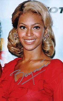 Original Autogramm Beyonce Knowles auf HGF