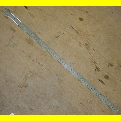 Edelstahl - Lineal 50 cm mit 1 mm - Teilung / 19,5 Inch - Zoll