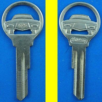 Schlüsselrohling Börkey 675 für verschiedene AKS + Huf Profil SE Serie 1-750