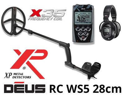 XP DEUS X35 28 RC WS5 Komplett-Set Metalldetektor