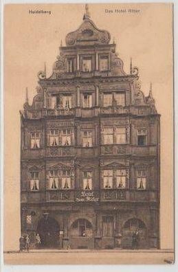 46370 Ak Heidelberg Hotel "Zum Ritter" um 1930