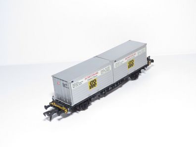 Fleischmann 5235 - Containertragwagen cro we UK-Switzerland - 1:87 - HO - Nr. 112