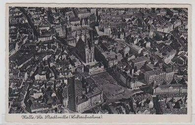 47380 Ak Halle Saale Stadtmitte Luftaufnahme 1940
