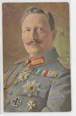 45956 Feldpost Ak Kaiser Wilhelm II in Uniform 1917