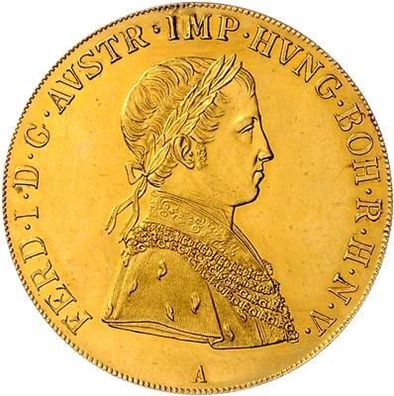 Original 4 Dukaten 1843 Österreich A Wien Gold Ferdinand I. 1835-1848 ca. 13,9g Gold