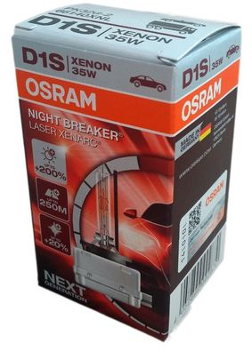 D1S Osram Nightbreaker Laser Xenarc Next Generation + 200% 1st 66140XNL
