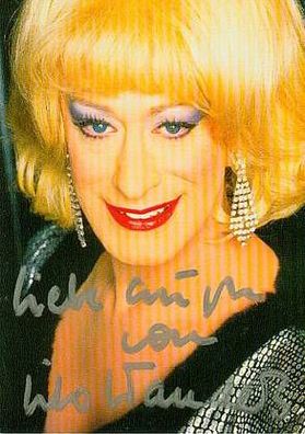Lilo Wanders - persönlich sig. Autogrammkarte