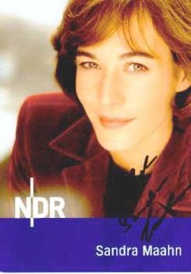 Sandra Maahn - persönlich sig. Autogrammkarte (2)