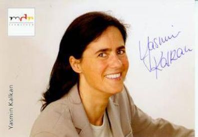 Yasmin Kalkan - persönlich sig. Autogrammkarte