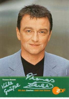 Thomas Skulski ( ZDF - MoMa ) - pers. signierte Autogrammkarte