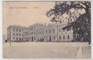 46505 Ak Bischofswerda Bahnhof 1907