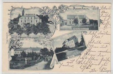 46110 Mehrbild Ak Gruss aus Rosenhain 1900