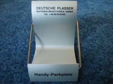 Handy Parkplatz-Deutsche Plasser Banbaumaschinen GmbH