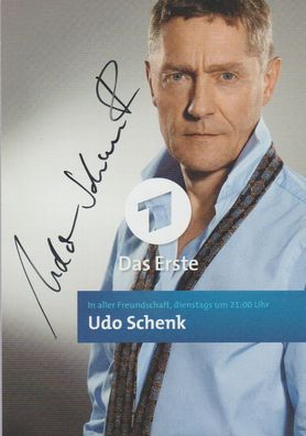 Udo Schenk Autogramm In aller Freundschaft