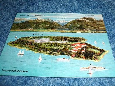 2841 / Ansichtskarte-Herreninsel im Chiemsee
