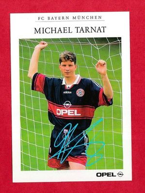 Michael Tarnat (Fußballer- FC Bayern München) - Autogrammkarte