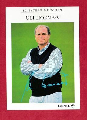 Uli Hoeness (Fußballer- FC Bayern München) - Autogrammkarte