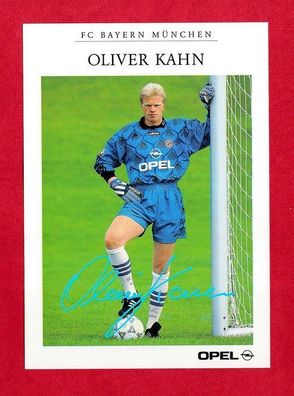 Oliver Kahn (Fußballer- FC Bayern München) - Autogrammkarte