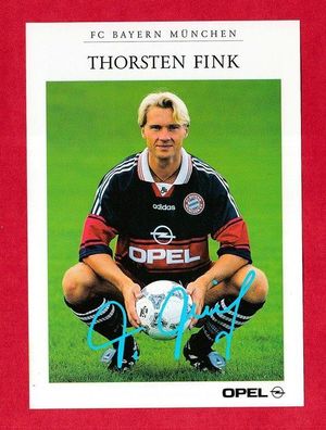Thorsten Fink (Fußballer- FC Bayern München) - Autogrammkarte