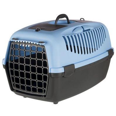 Trixie Transportbox Capri III - blau Hundebox Katzenbox Kleintierbox Welpenbox