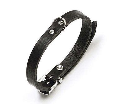 Karlie RONDO Halsband genietet - Schwarz 10 mm, 27 cm