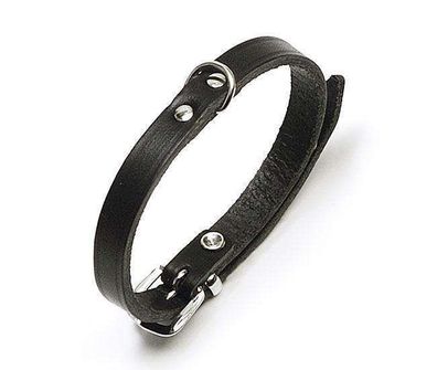 Karlie RONDO Halsband genietet - Schwarz 18 mm, 47 cm